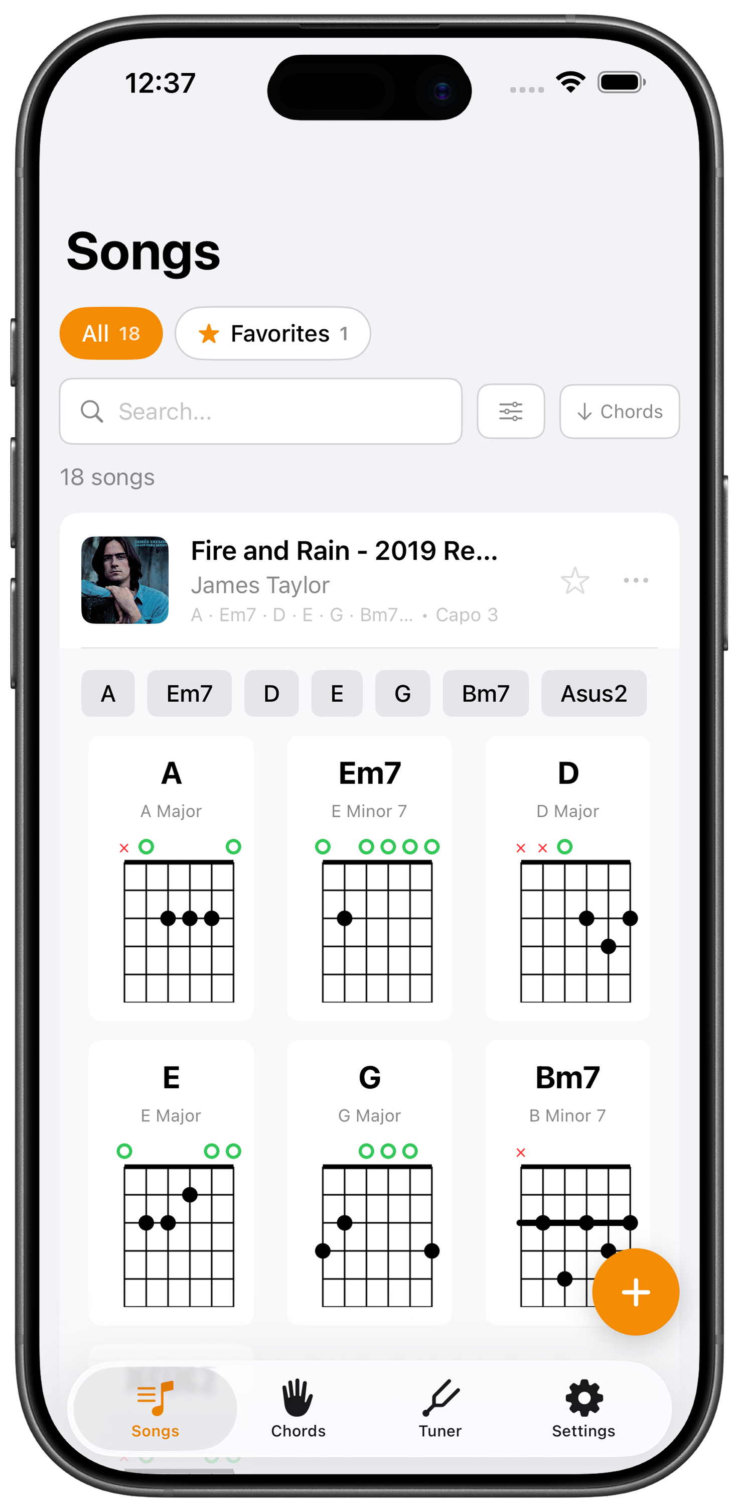 Fret Not - Songs with Chords Expanded